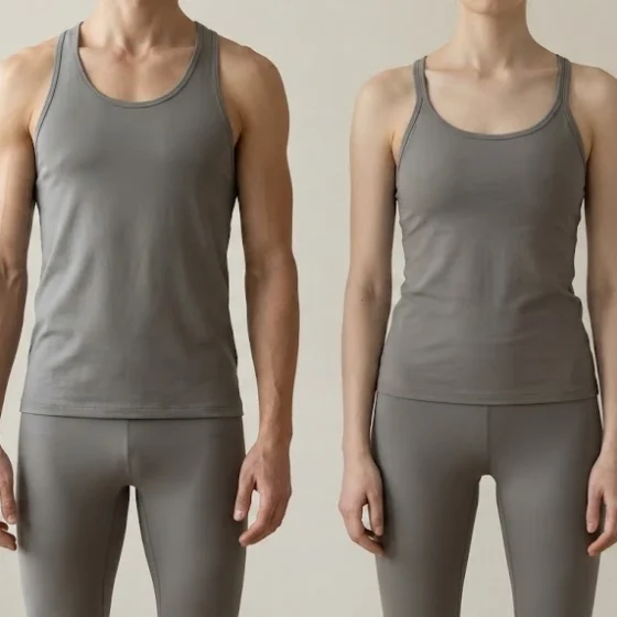 Comparison between lean physique with muscle and thinner physique with muscle loss